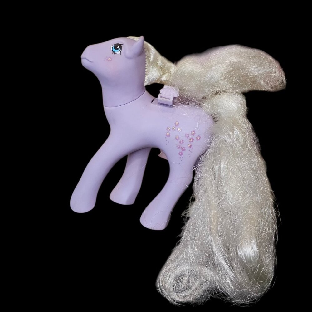 VTG My Little Pony‎ FORGET-ME-NOT Flutter Pony G1 Purple 1986 Hair Needs TLC